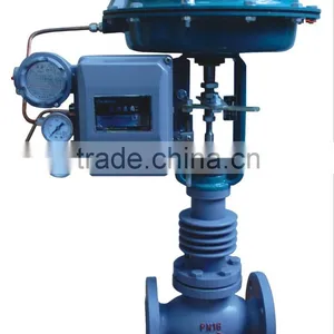 Carbon Steel Control Valve With Pneumatic Actuator and Hand Wheel thumbnail-3