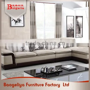 Gold Supplier Modern Furniture Living Room Small l Shaped Sofa thumbnail-1