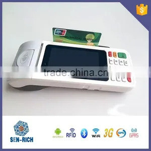 Android POS Terminal Built-in Thermal Printer With Touch Screen,Printer,MSR,RFID,GPRS thumbnail-1