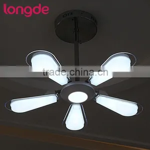Single CCT Retractable Fan Shape LED Ceiling Pendant Lamp With CE-LVD/EMC/RoHS/ Photo-Biologic thumbnail-2