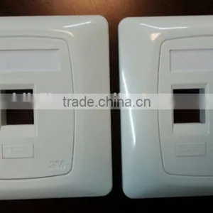 86 Type RJ45 Network Face Plate 1,2 Ports Modular Jack Network Face Plate for Cat5e/cat6 thumbnail-1