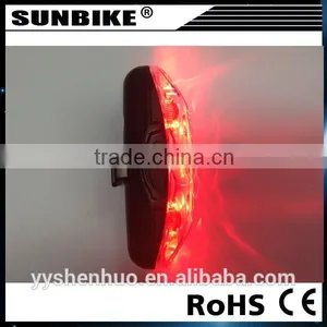 Factory Direct Sale Hot Sale Factory Direct Sale Cheap Bike 5 LED Rear Light thumbnail-4
