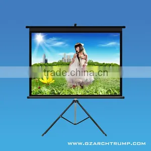 84 Inch Tripod China Projector Screen thumbnail-1