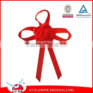 Red Color Ribbon Flowers Handmade Clothing Underwear Decoration Flowers thumbnail-5