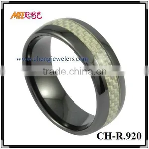 2014 Fashion Carbon Fiber Inlaid Ceramic Jewelry for Unisex thumbnail-1