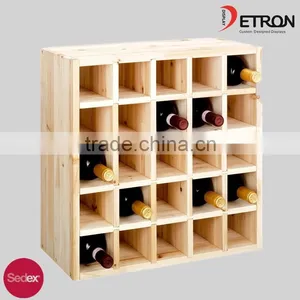 Handmade Wooden Wine Rack/ Wine Bottle Display Rack thumbnail-1