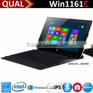 11.6 Inch Tablet pc Win 8 i5 Intel Ivy Bridge Celeron 1037U Qual Core 1.8GHz 2G/32G 2.0MP/2.0MP T thumbnail-1
