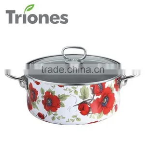 Non-stick Enamel Sauce Pot(TR-E2218) thumbnail-1
