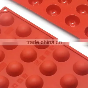 DIY Kitchen Tools 24 Cavity Round Ball Desert Sphere Mould thumbnail-5