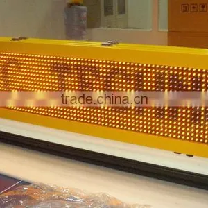 Double Side Super Brightness Vehicle Mounting Led Moving Sign thumbnail-2