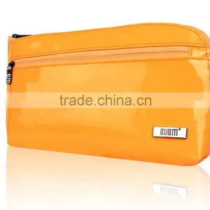 BUBM Design With Shenzhen PU Material Yellow Cosmetic Handbag For Wholesale thumbnail-4