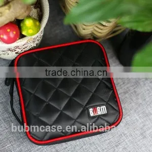 Black 32 Capacity 230D Space Twill PVC Fabric DVD Case CD Holder Personalized cd Case Multi Disc Dvd Cases thumbnail-6