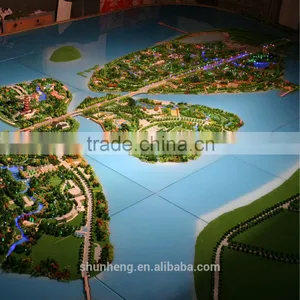 Sea Island Miniature Architectural Scale Model for Sale thumbnail-2