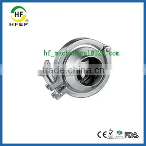 HF1C006 DN100 4 Inch Non Return Sanitary Food Grade Check Valve thumbnail-1