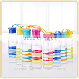 2016 Cheap Plastic Clear Water Bottle With Strip for Sale thumbnail-4