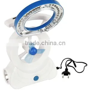 Rechargeable Battery Fan With LED Light thumbnail-1