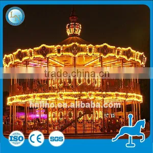 Christmas Musical Carousel Cheap/electric Amusement Park Double Carousel Rides for Sale thumbnail-4