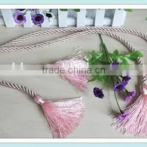 High Quality Pink Curtain Drapery Rope Tieback Cord thumbnail-1