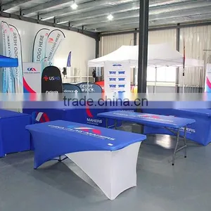 Custom Logo Table Covers , Custom Printed Event Display Table Cloth thumbnail-5