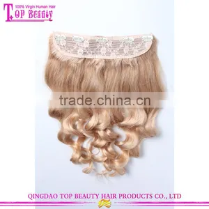 2015 Hot Sale 6a Remy Brazilian Clip in Full Head Best Quality Clip in Hair Extensions Dubai thumbnail-2