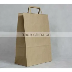 Promotional Natural Kraft Paper Bag With Cotton Handles thumbnail-1