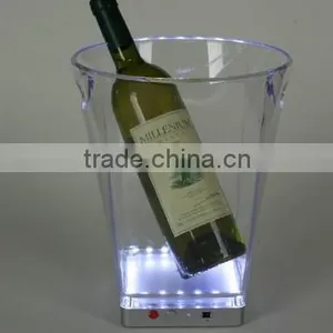Small Led Lighted Factory Plastic Ice Bucket thumbnail-2