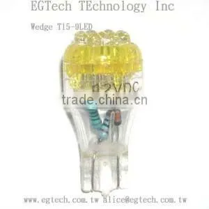 Wedge T15-9LED LED Bulb thumbnail-1