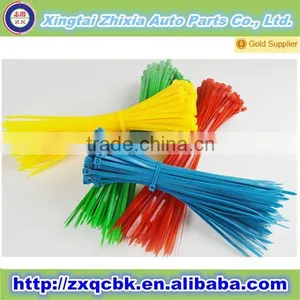 Made at XINGTAI ZX Good Performance Nylon Soft Cable Tie/cable Ties Plastic Black/ce Approved Cable Tie thumbnail-1
