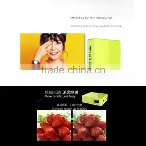 2016 Newest China Mini DLP 854*480 800lumens Smart Phone Projector UC50 thumbnail-2