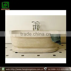 Beautiful Round Stone Bathtub for Bathroom thumbnail-1