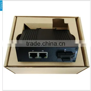 Super Stability OEM 100M Unmanaged DIN-Rail Copper to Fiber Media Converter I303A thumbnail-4