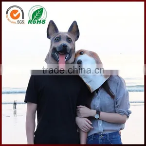 2016 Hot Selling Cheap Diy White Party Wolf Dog Head Mask thumbnail-2