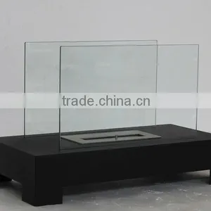 Ethanol Fireplace FD28 + Stainless Steel Burner+ Freestanding thumbnail-1