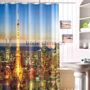 Photo Printed France Shower Curtain thumbnail-2