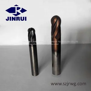 Roud Nose End Mill/ HRC55 Carbide Tapered Ball Nose End Mills/tapered Ball Nose End Mills With Competitive Price thumbnail-2