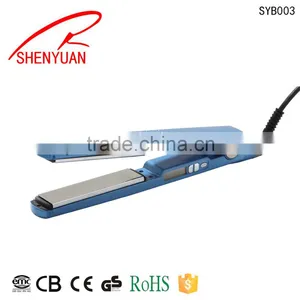 Low Price Ceramic Coating New Design Hair Straightener LED Temperature Display Hair Crimper Ptc OEM/ODM for Salon thumbnail-2