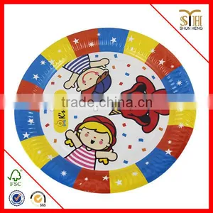 Christmas Disposable Paper Plate Wholesale Tableware Paper Cups for Wedding Party Dinner thumbnail-6