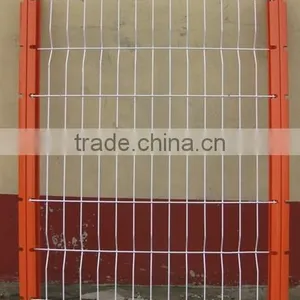 Easily Assembled Peach Post PVC Coated Fence Panel thumbnail-3