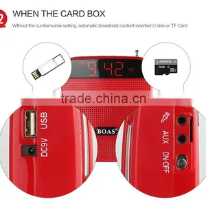 2015 New Arrive High Power Teaching Speaker Voice Amplifier Loudspeaker With FM MP3 Player Wonderful Tool For Tour Guide Sales thumbnail-5