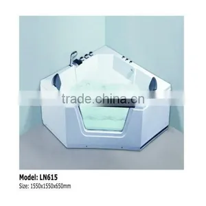 ABS Massage Bathtub, Bathtub With Seat, Triangle Bathtub thumbnail-1