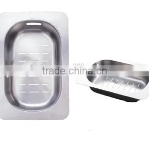 PS-703B Flat Rim Colander Size 295X190X70mm thumbnail-1
