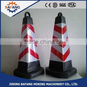 Factory Direct Sale Cheap Rubber Base Traffic Safety Road Cone thumbnail-1
