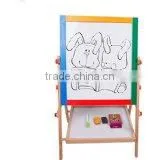 Cheap White and Black Kids Writing Board,Painting Interactive White Board,High Quality Wooden Drawing Board Toy thumbnail-2