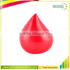 Blood Drop Shape Bulk Free Cheap Stress Balls thumbnail-1
