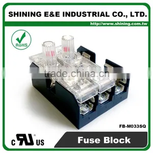 FB-M033SQ Equal To Bussmann 600V 30 Amp 3 Pole 10x38 Midget Fuse Box thumbnail-1