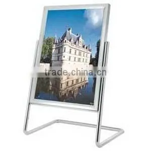 Floor Metal Advertising Banner Stand,Promotional Display Stand thumbnail-1