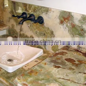 CUSTOM DESIGN ONYX BATHROOM COUNTERTOPS thumbnail-1
