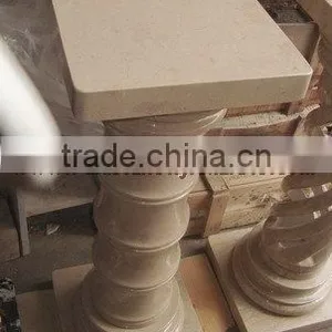FINE QUALITY VERONA BEIGE MARBLE PEDESTALS thumbnail-1