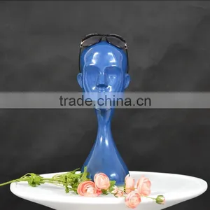 Fashion Blue /Golden Long Neck Female Mannequin Display for Wig/ Hat thumbnail-6