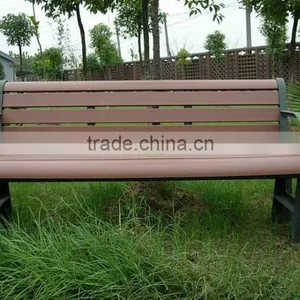 2015 Outdoor Waterproof Wooden Plastic Composite WPC Garden Bench /outdoor Furniture thumbnail-3